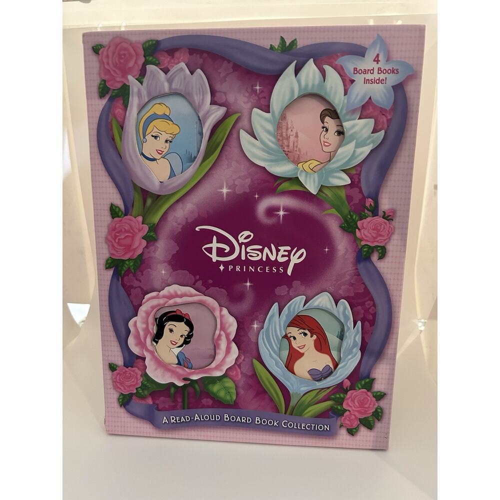 Vintage Disney Princess A Read Our Loud Board Book Collection: 4 Book Box Set
